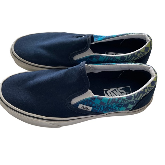 Vans Navy Slip-Ons - Picture 2 of 9